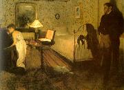 Edgar Degas The Rape oil painting